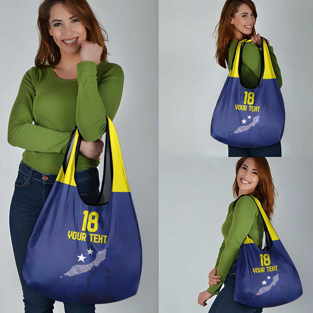 Custom Curacao Football Grocery Bag La Pantera Negra