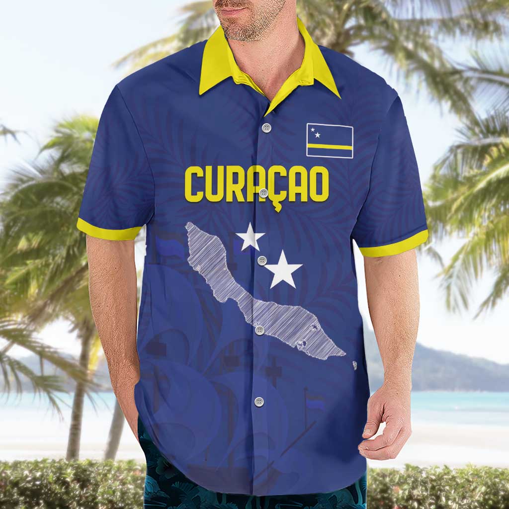 Custom Curacao Football Hawaiian Shirt La Pantera Negra
