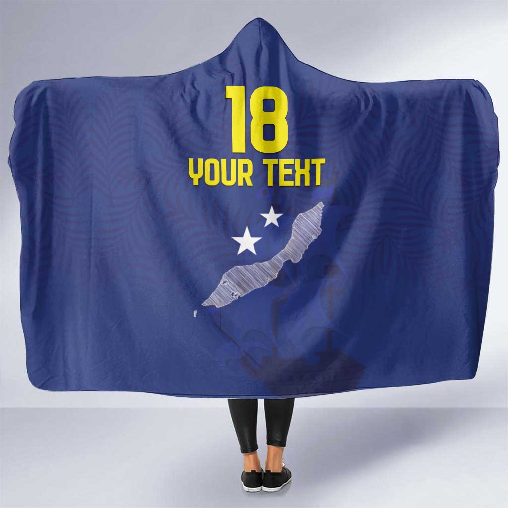 Custom Curacao Football Hooded Blanket La Pantera Negra