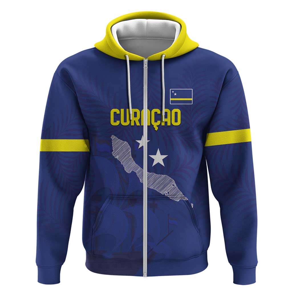 Custom Curacao Football Hoodie La Pantera Negra