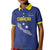 Custom Curacao Football Kid Polo Shirt La Pantera Negra