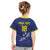 Custom Curacao Football Kid T Shirt La Pantera Negra