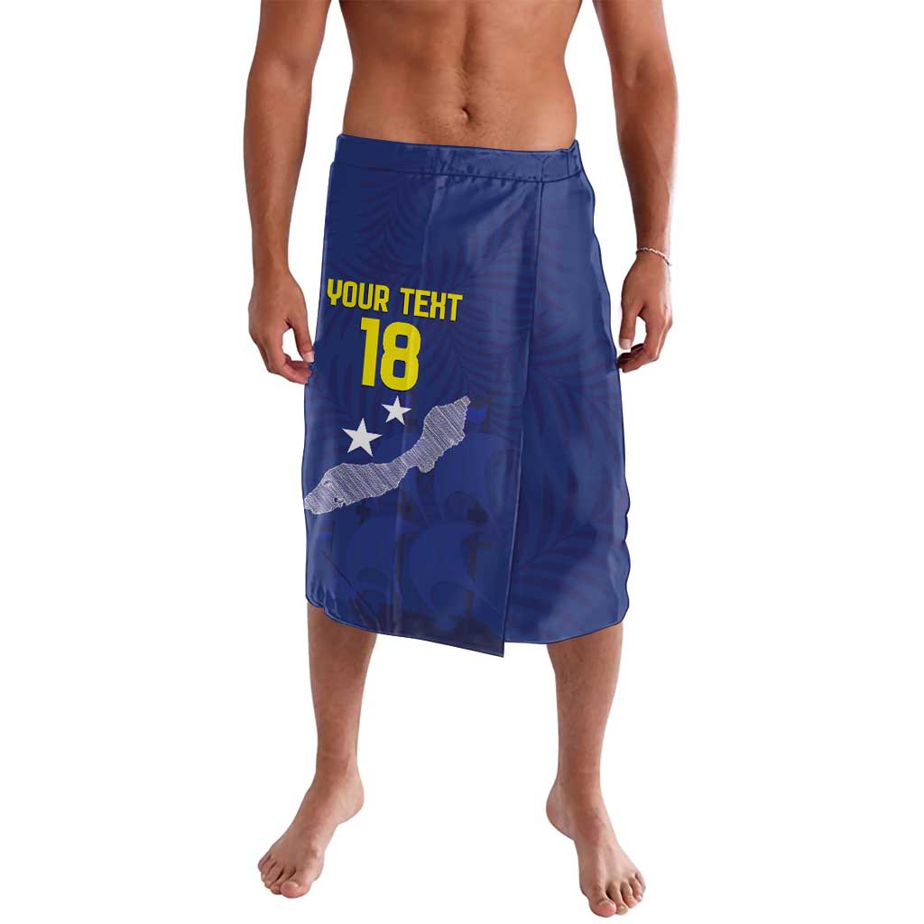 Custom Curacao Football Lavalava La Pantera Negra