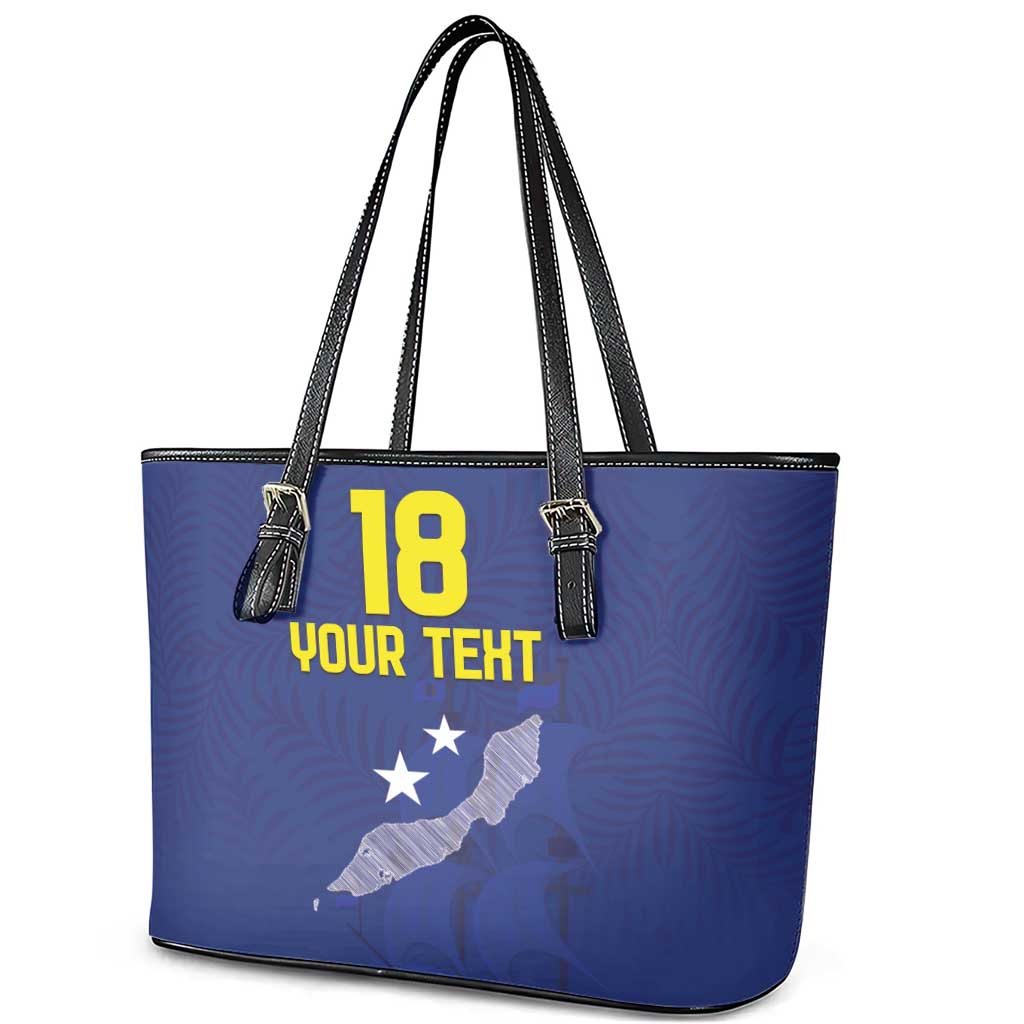 Custom Curacao Football Leather Tote Bag La Pantera Negra