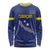 Custom Curacao Football Long Sleeve Shirt La Pantera Negra