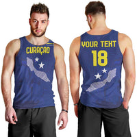 Custom Curacao Football Men Tank Top La Pantera Negra