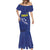 Custom Curacao Football Mermaid Dress La Pantera Negra