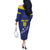 Custom Curacao Football Off The Shoulder Long Sleeve Dress La Pantera Negra