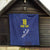 Custom Curacao Football Quilt La Pantera Negra