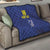 Custom Curacao Football Quilt La Pantera Negra