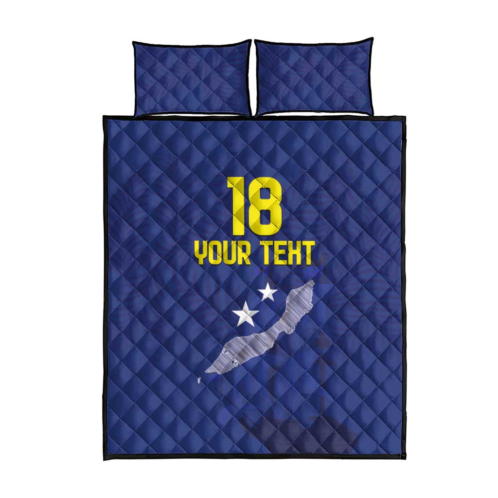 Custom Curacao Football Quilt Bed Set La Pantera Negra