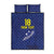 Custom Curacao Football Quilt Bed Set La Pantera Negra