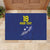 Custom Curacao Football Rubber Doormat La Pantera Negra
