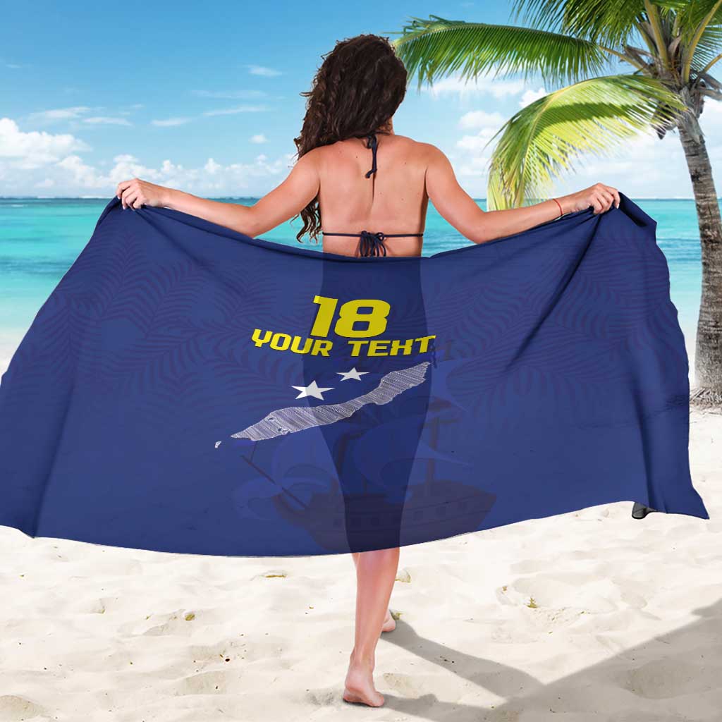 Custom Curacao Football Sarong La Pantera Negra