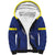 Custom Curacao Football Sherpa Hoodie La Pantera Negra
