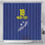 Custom Curacao Football Shower Curtain La Pantera Negra