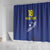 Custom Curacao Football Shower Curtain La Pantera Negra