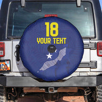 Custom Curacao Football Spare Tire Cover La Pantera Negra