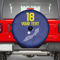 Custom Curacao Football Spare Tire Cover La Pantera Negra