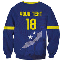 Custom Curacao Football Sweatshirt La Pantera Negra