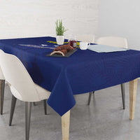 Custom Curacao Football Tablecloth La Pantera Negra