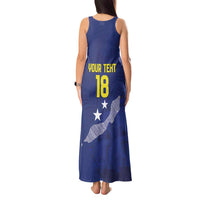 Custom Curacao Football Tank Maxi Dress La Pantera Negra