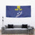 Custom Curacao Football Tapestry La Pantera Negra