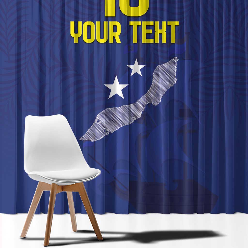 Custom Curacao Football Window Curtain La Pantera Negra