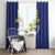 Custom Curacao Football Window Curtain La Pantera Negra