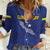 Custom Curacao Football Women Casual Shirt La Pantera Negra