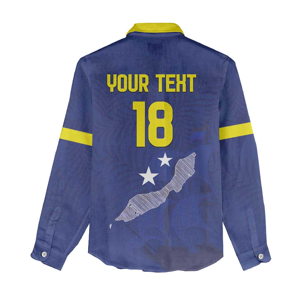 Custom Curacao Football Women Casual Shirt La Pantera Negra