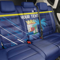 Personalized Curacao Flag Day Back Car Seat Cover Dia di Bandera