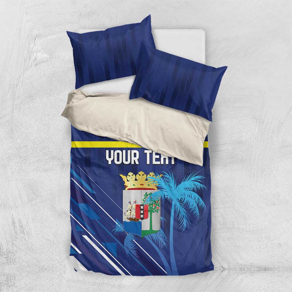 Personalized Curacao Flag Day Bedding Set Dia di Bandera