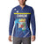 Personalized Curacao Flag Day Button Sweatshirt Dia di Bandera