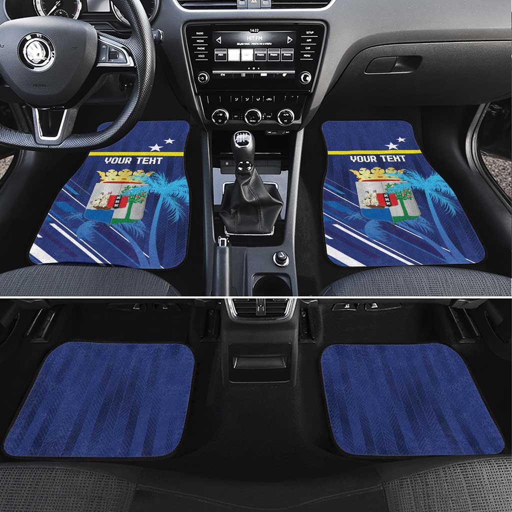 Personalized Curacao Flag Day Car Mats Dia di Bandera