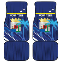Personalized Curacao Flag Day Car Mats Dia di Bandera