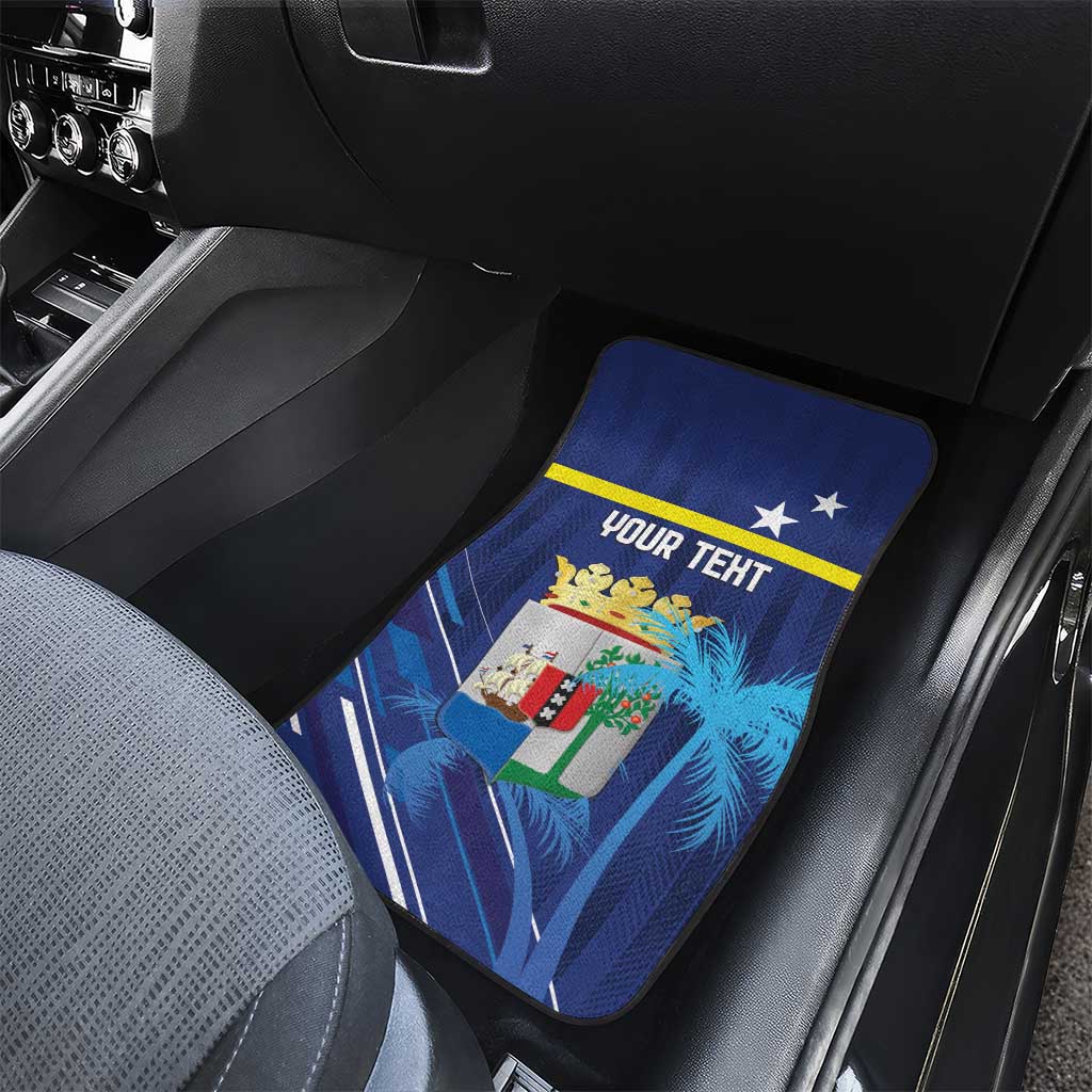 Personalized Curacao Flag Day Car Mats Dia di Bandera
