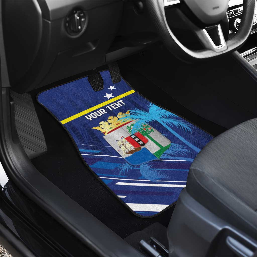 Personalized Curacao Flag Day Car Mats Dia di Bandera