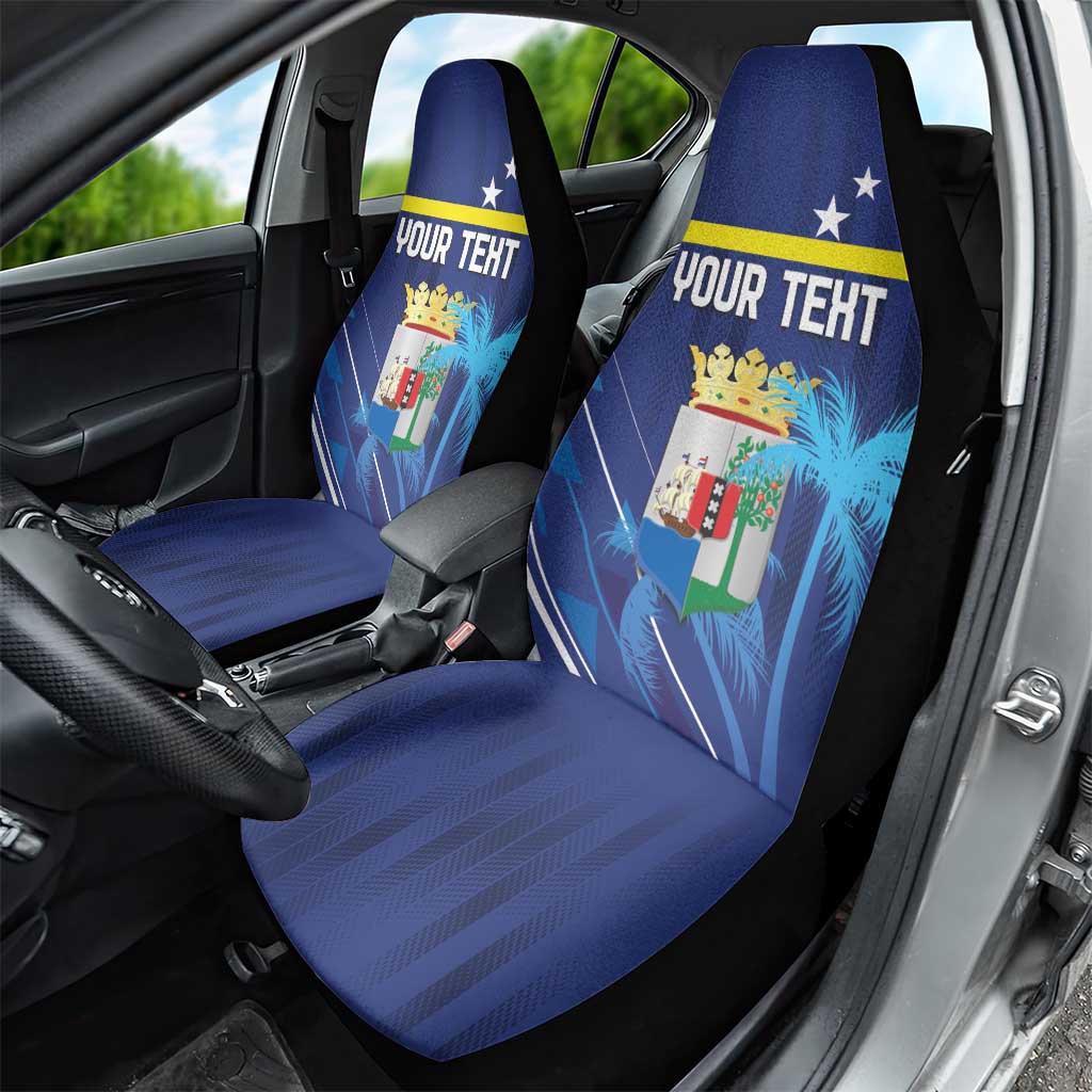 Personalized Curacao Flag Day Car Seat Cover Dia di Bandera