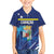 Personalized Curacao Flag Day Family Matching Long Sleeve Bodycon Dress and Hawaiian Shirt Dia di Bandera