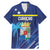 Personalized Curacao Flag Day Family Matching Mermaid Dress and Hawaiian Shirt Dia di Bandera