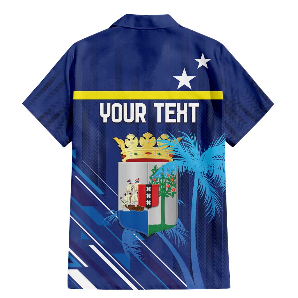 Personalized Curacao Flag Day Family Matching Mermaid Dress and Hawaiian Shirt Dia di Bandera