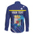 Personalized Curacao Flag Day Family Matching Mermaid Dress and Hawaiian Shirt Dia di Bandera