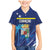Personalized Curacao Flag Day Family Matching Mermaid Dress and Hawaiian Shirt Dia di Bandera