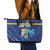 Personalized Curacao Flag Day Leather Tote Bag Dia di Bandera