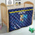 Personalized Curacao Flag Day Quilt Dia di Bandera