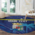 Personalized Curacao Flag Day Round Carpet Dia di Bandera
