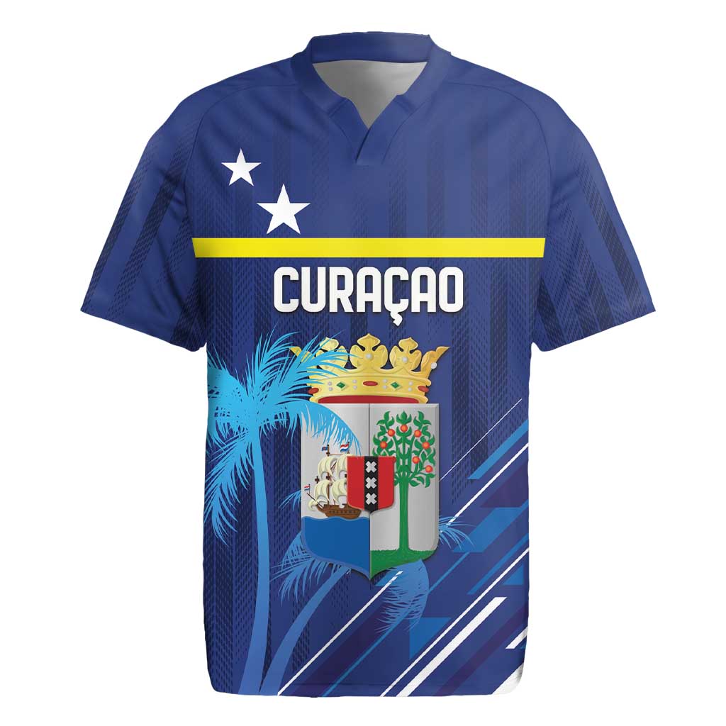 Personalized Curacao Flag Day Rugby Jersey Dia di Bandera