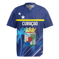 Personalized Curacao Flag Day Rugby Jersey Dia di Bandera