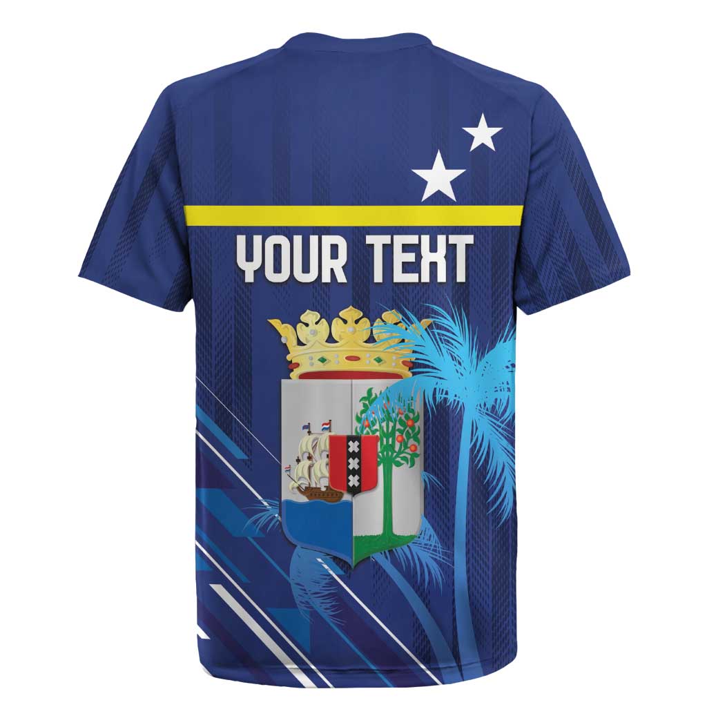 Personalized Curacao Flag Day Rugby Jersey Dia di Bandera